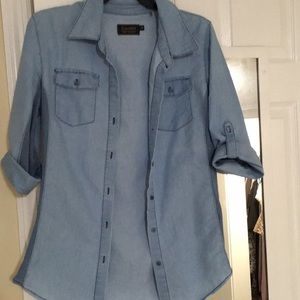 Light blue size medium shirt